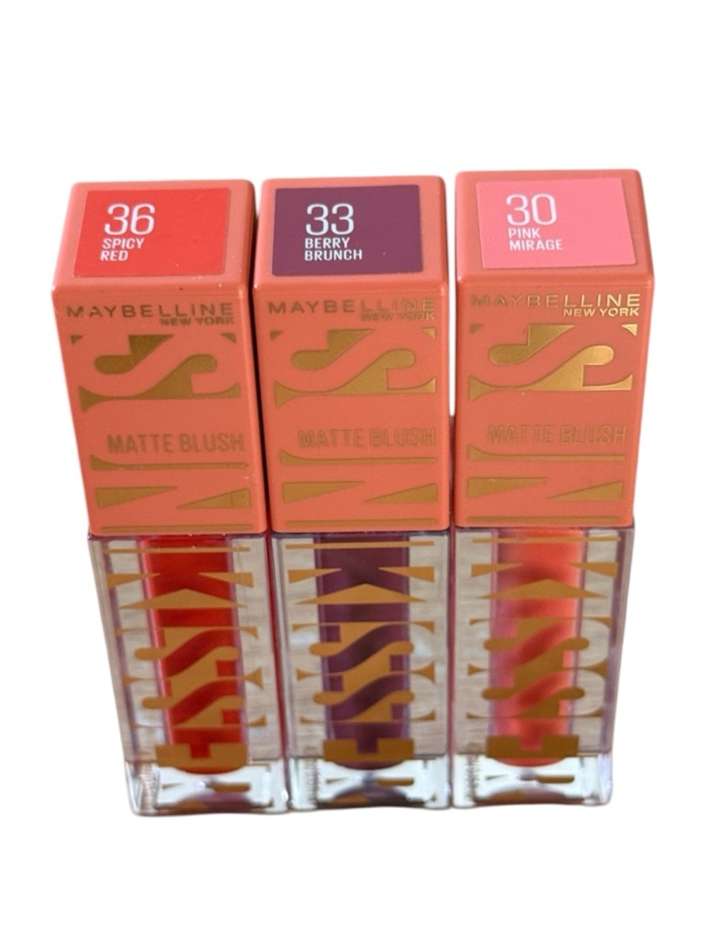 Sunkissed Radiance Maybelline Sunkisser Hazy Matte Liquid Blush Trio 36, 33, 30 - Picture 4 of 10
